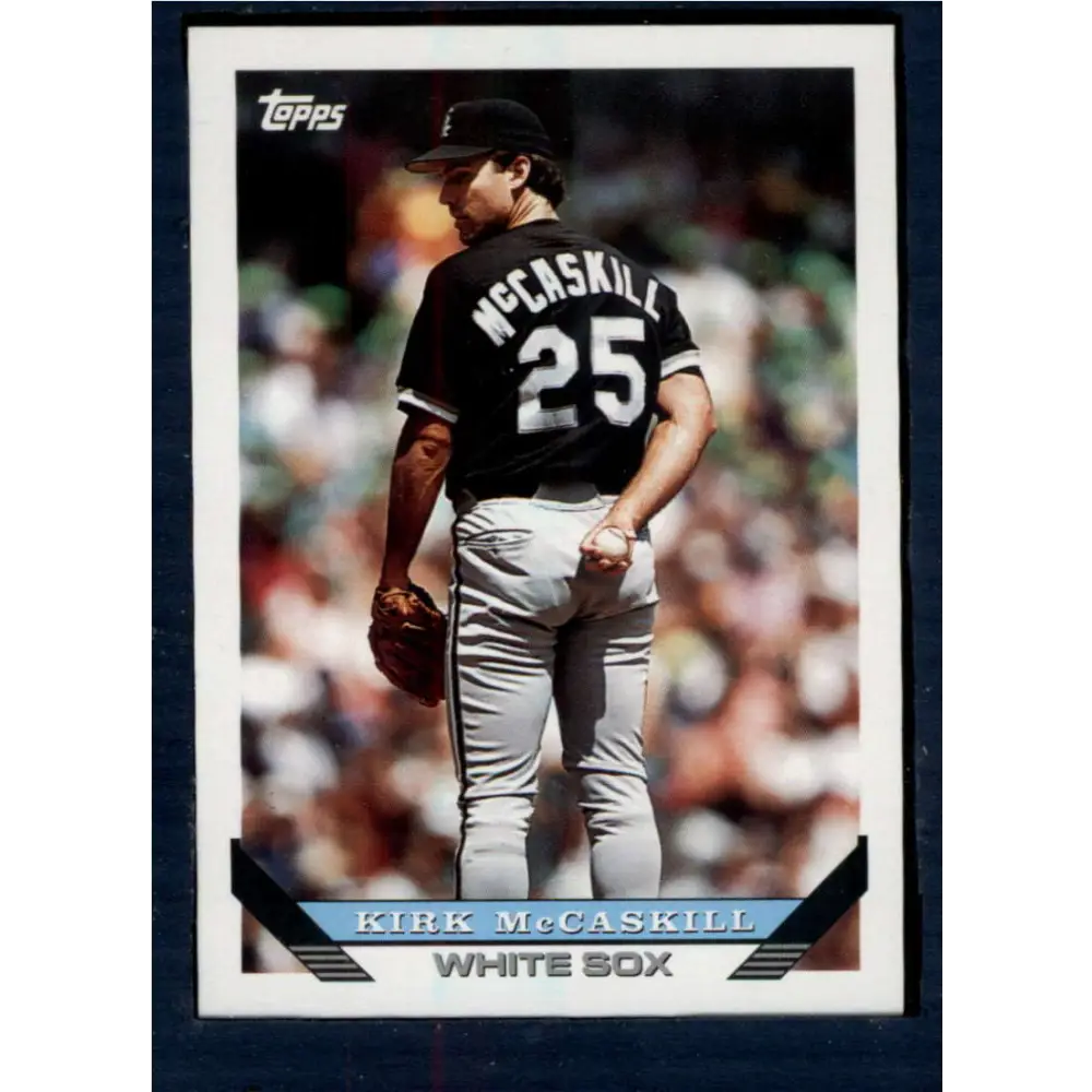1993 Topps #175 Kirk McCaskill NM-MT Chicago White Sox Baseball Card  Image 1