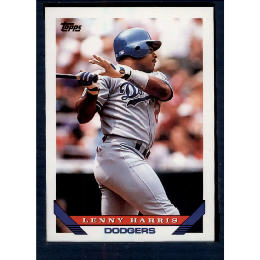 1993 Topps #177 Lenny Harris NM-MT Los Angeles Dodgers Baseball Card  Image 1