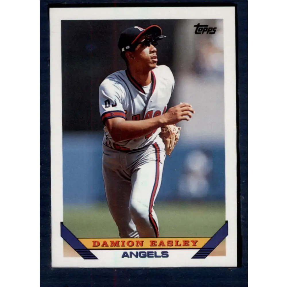 1993 Topps #184 Damion Easley NM-MT California Angels Baseball Card  Image 1