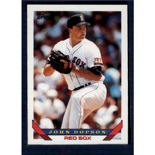 1993 Topps #187 John Dopson NM-MT Boston Red Sox Baseball Card  Image 1