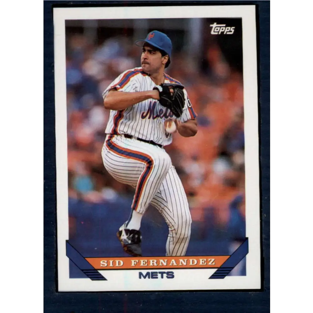 1993 Topps #188 Sid Fernandez NM-MT New York Mets Baseball Card  Image 1