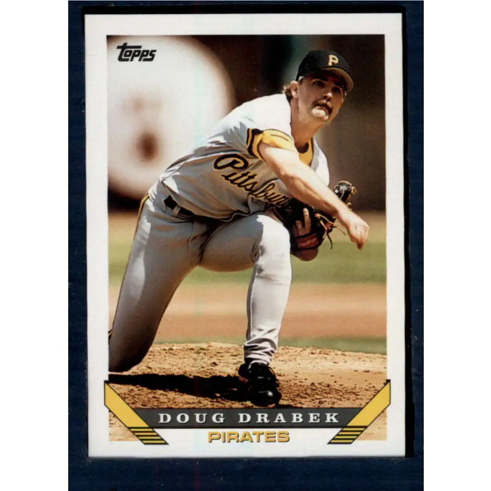 1993 Topps #190 Doug Drabek NM-MT Pittsburgh Pirates Baseball Card  Image 1