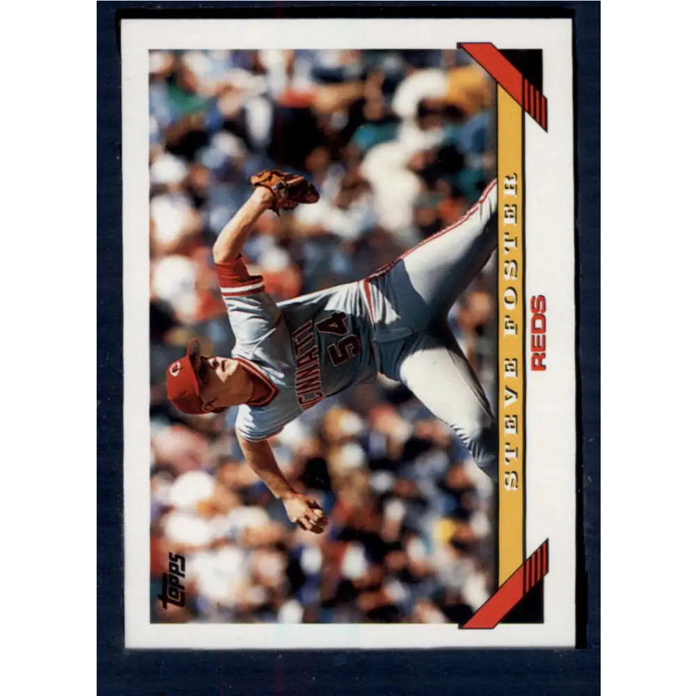 1993 Topps #193 Steve Foster NM-MT Cincinnati Reds Baseball Card  Image 1