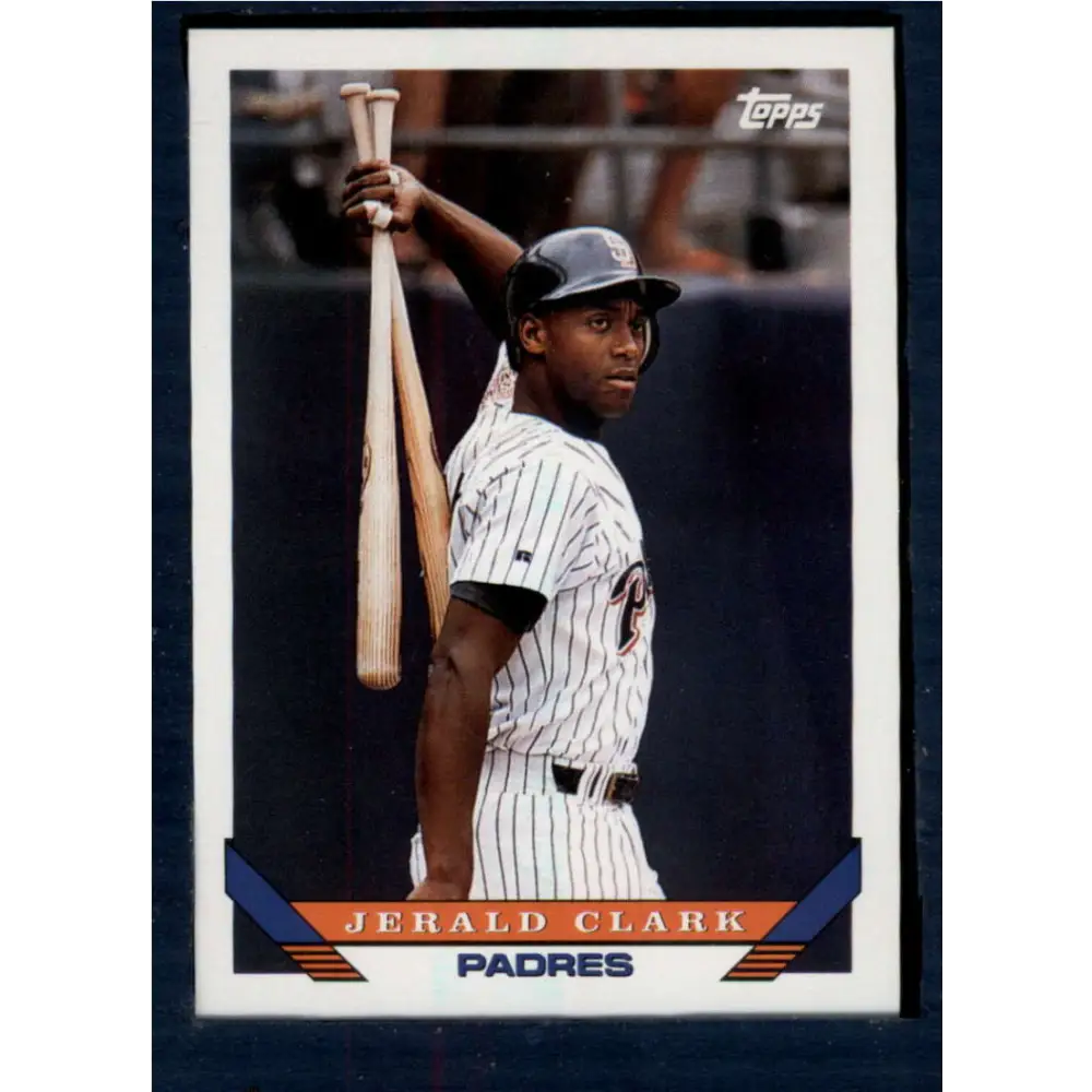 1993 Topps #194 Jerald Clark NM-MT San Diego Padres Baseball Card  Image 1