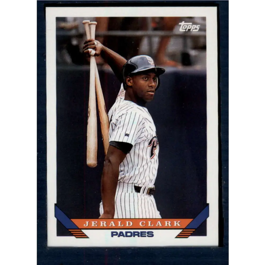 1993 Topps #194 Jerald Clark NM-MT San Diego Padres Baseball Card  Image 1