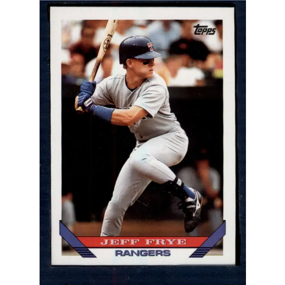 1993 Topps #197 Jeff Frye NM-MT Texas Rangers Baseball Card  Image 1