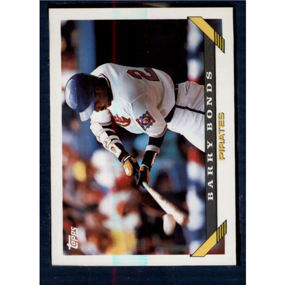 1993 Topps #2 Barry Bonds NM-MT Pittsburgh Pirates Baseball Card  Image 1