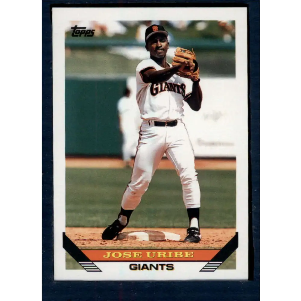 1993 Topps #201 Jose Uribe NM-MT San Francisco Giants Baseball Card  Image 1