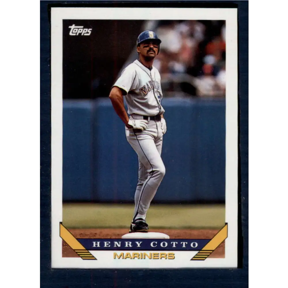 1993 Topps #206 Henry Cotto NM-MT Seattle Mariners Baseball Card  Image 1