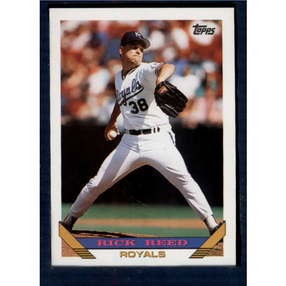 1993 Topps #212 Rick Reed NM-MT Kansas City Royals Baseball Card  Image 1