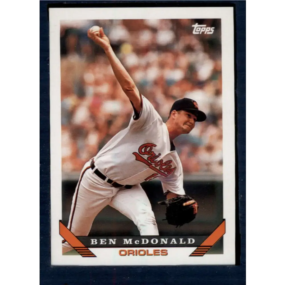 1993 Topps #218 Ben McDonald NM-MT Baltimore Orioles Baseball Card  Image 1