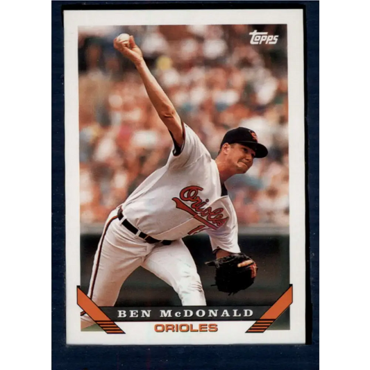 1993 Topps #218 Ben McDonald NM-MT Baltimore Orioles Baseball Card  Image 1