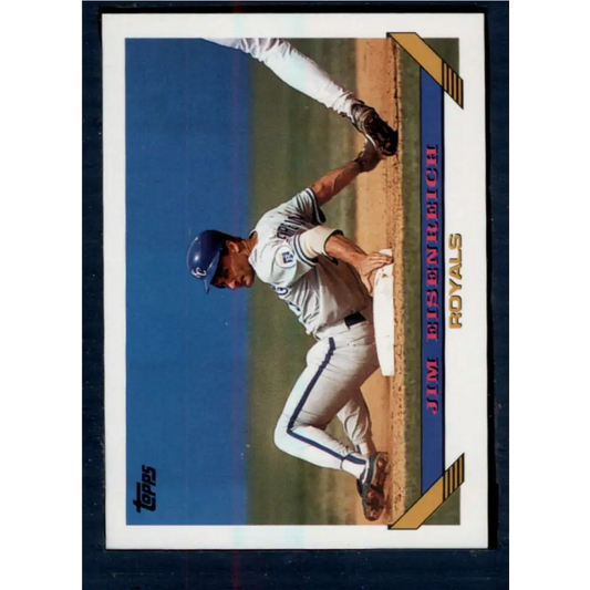 1993 Topps #22 Jim Eisenreich NM-MT Kansas City Royals Baseball Card  Image 1