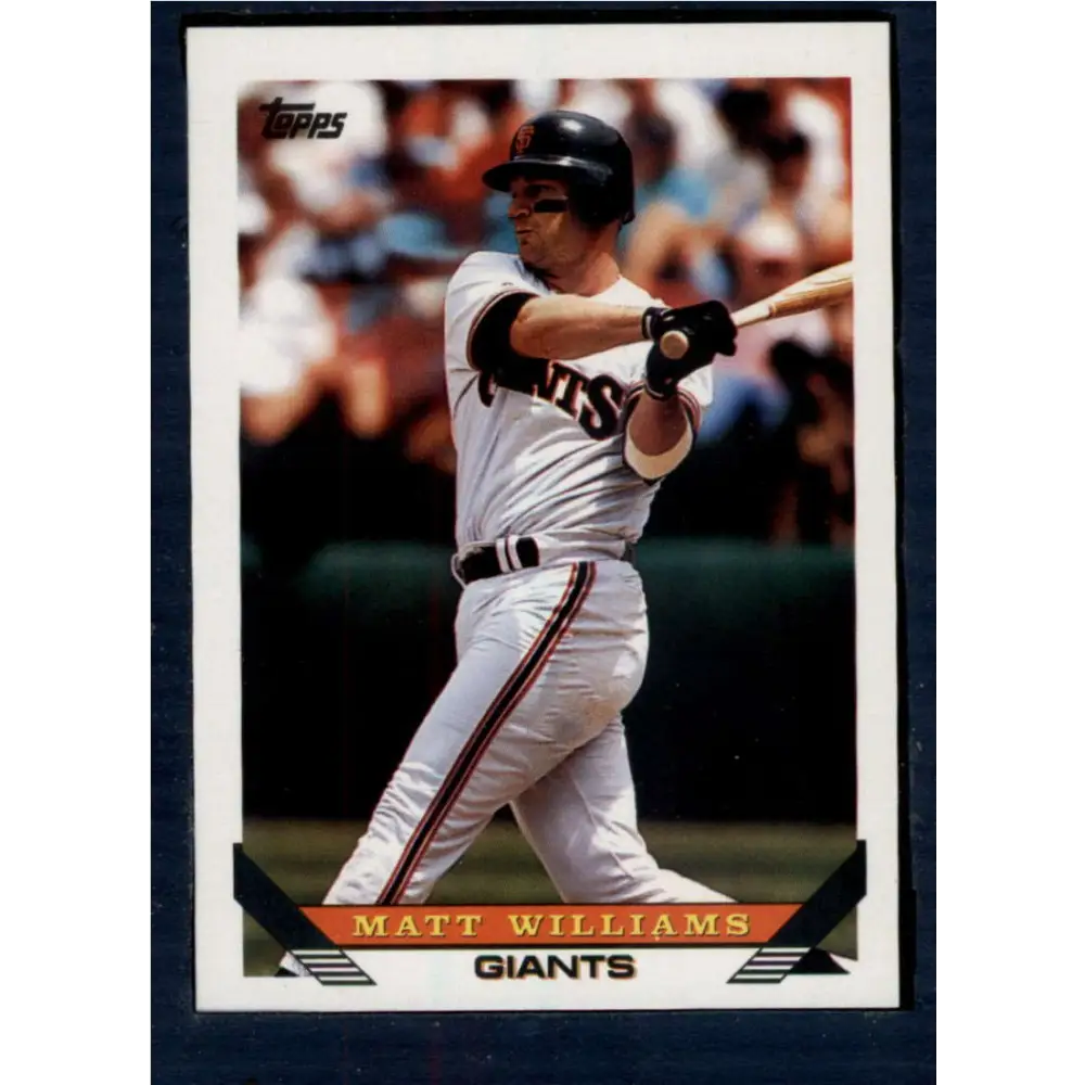1993 Topps #225 Matt Williams NM-MT San Francisco Giants Baseball Card  Image 1