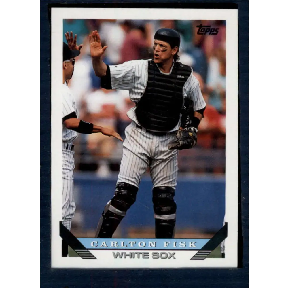 1993 Topps #230 Carlton Fisk NM-MT Chicago White Sox Baseball Card  Image 1