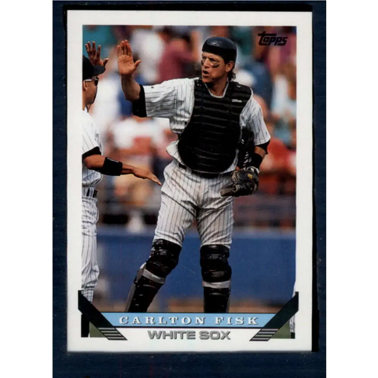 1993 Topps #230 Carlton Fisk NM-MT Chicago White Sox Baseball Card  Image 1
