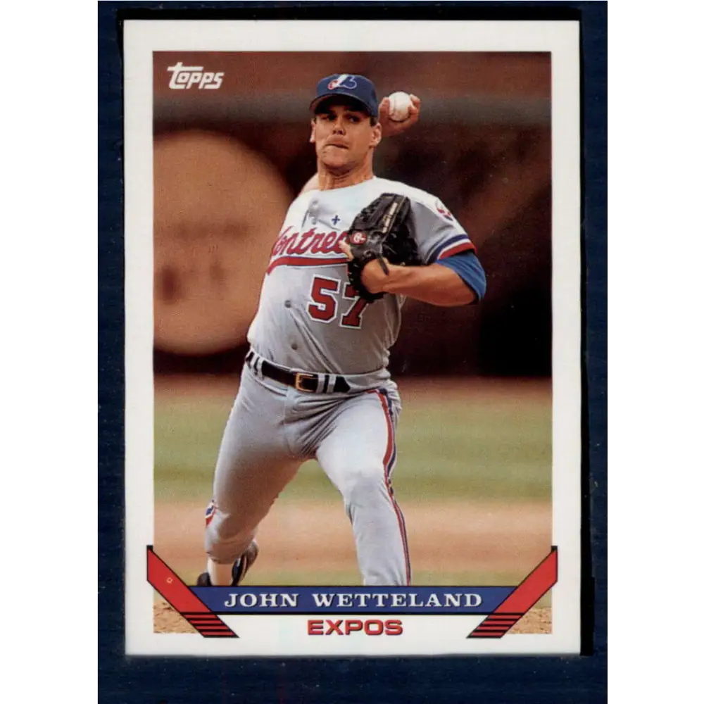 1993 Topps #231 John Wetteland NM-MT Montreal Expos Baseball Card  Image 1