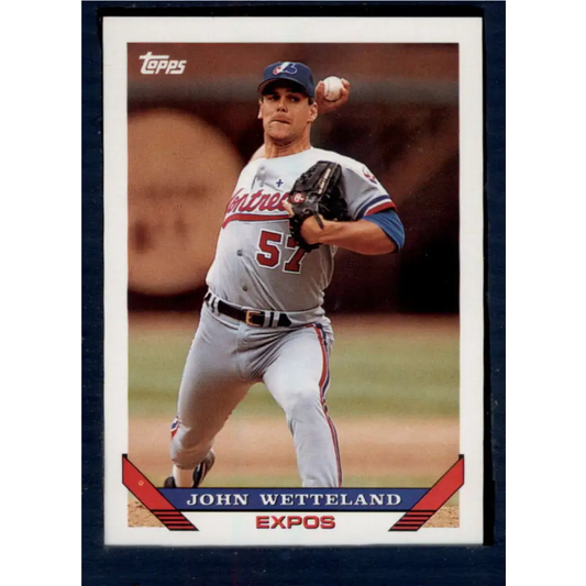1993 Topps #231 John Wetteland NM-MT Montreal Expos Baseball Card  Image 1