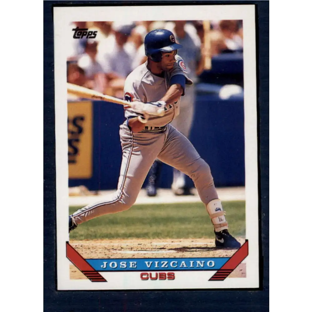 1993 Topps #237 Jose Vizcaino NM-MT Chicago Cubs Baseball Card  Image 1