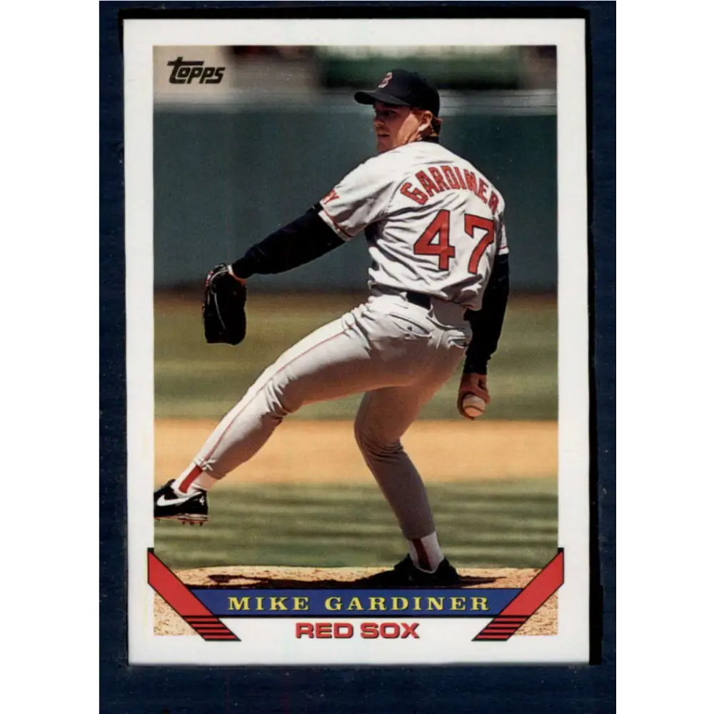 1993 Topps #241 Mike Gardiner NM-MT Boston Red Sox Baseball Card  Image 1