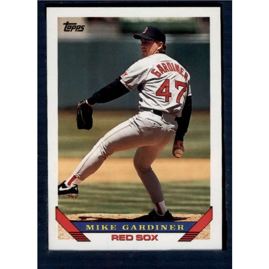 1993 Topps #241 Mike Gardiner NM-MT Boston Red Sox Baseball Card  Image 1