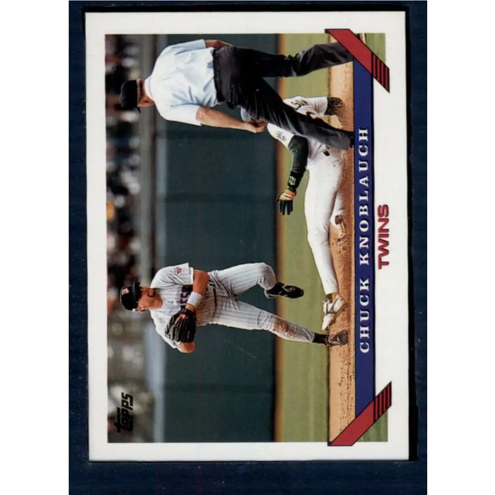 1993 Topps #250 Chuck Knoblauch NM-MT Minnesota Twins Baseball Card  Image 1