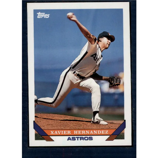 1993 Topps #252 Xavier Hernandez NM-MT Houston Astros Baseball Card  Image 1
