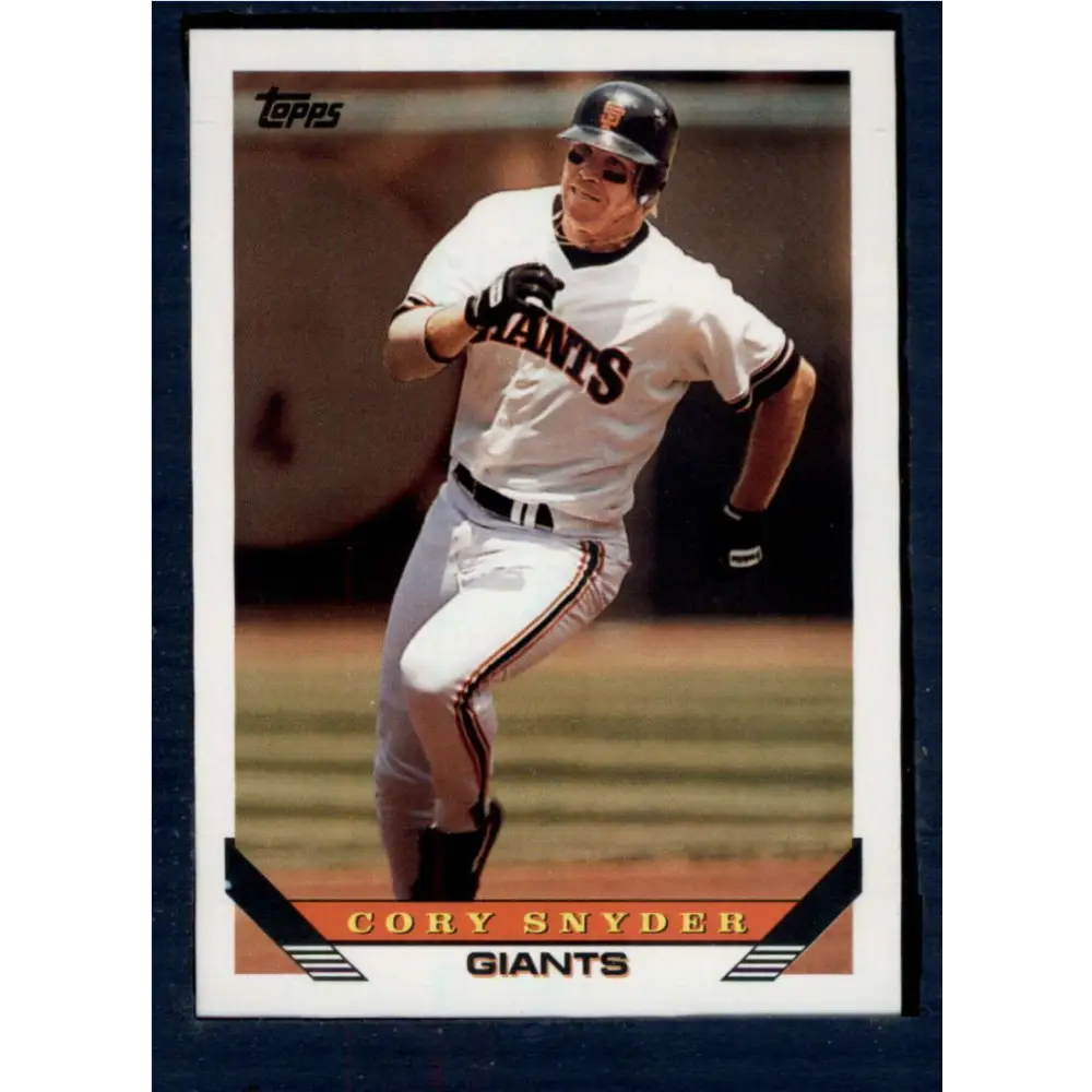 1993 Topps #254 Cory Snyder NM-MT San Francisco Giants Baseball Card  Image 1