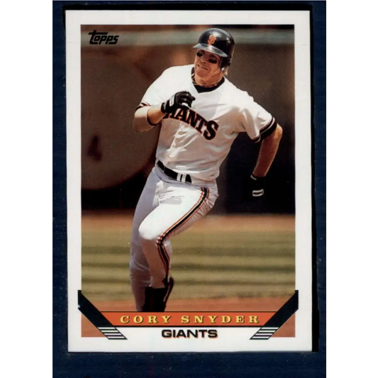 1993 Topps #254 Cory Snyder NM-MT San Francisco Giants Baseball Card  Image 1