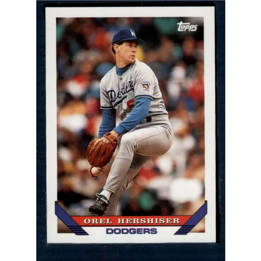 1993 Topps #255 Orel Hershiser NM-MT Los Angeles Dodgers Baseball Card  Image 1