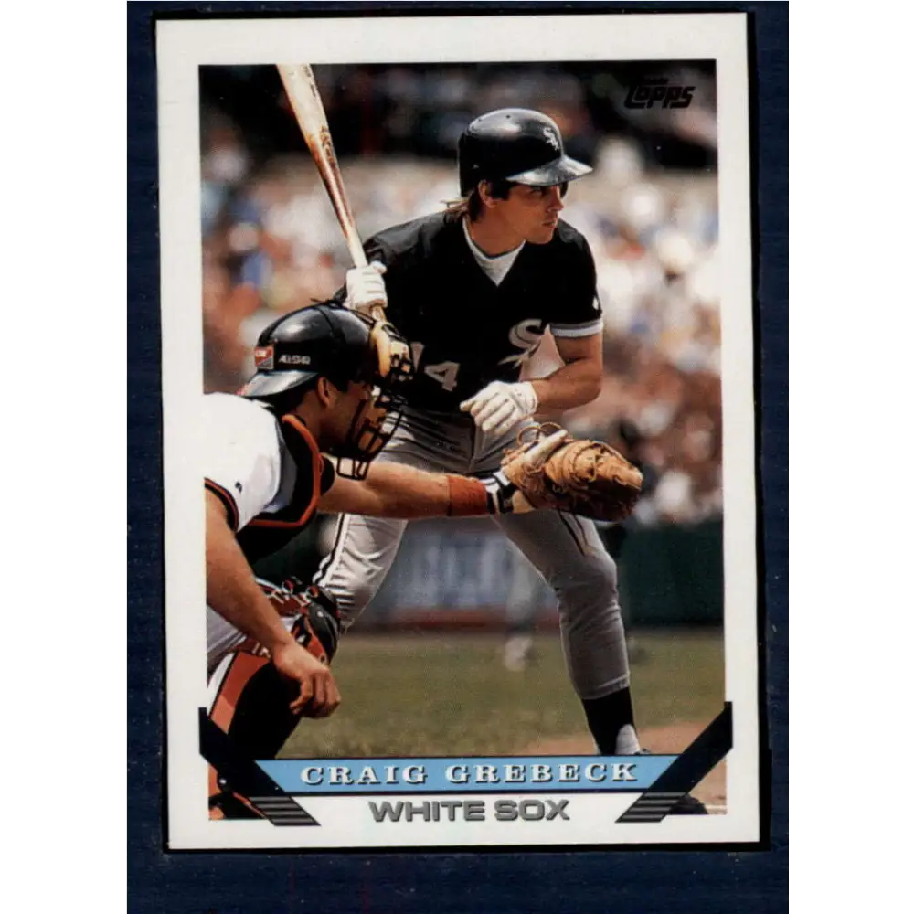 1993 Topps #259 Craig Grebeck NM-MT Chicago White Sox Baseball Card  Image 1