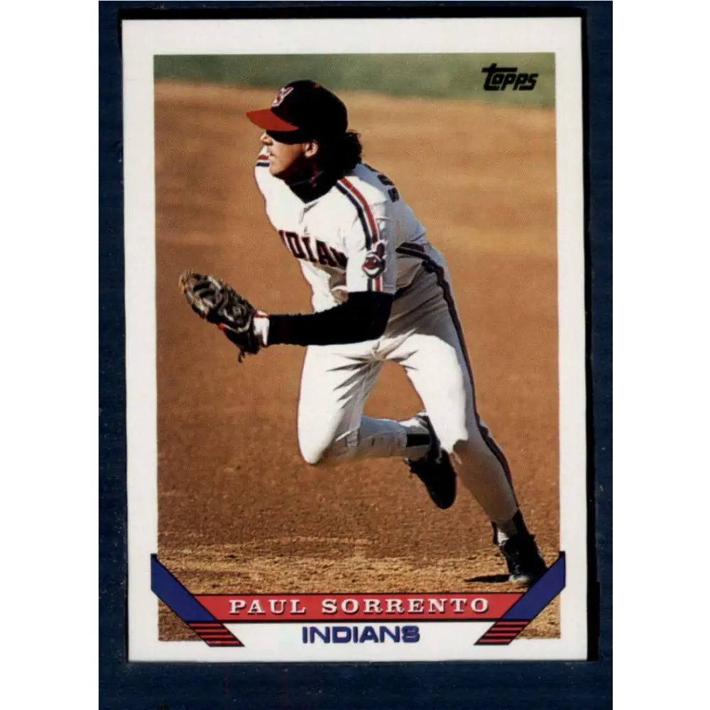 1993 Topps #264 Paul Sorrento NM-MT Cleveland Indians Baseball Card  Image 1
