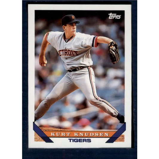 1993 Topps #272 Kurt Knudsen NM-MT Detroit Tigers Baseball Card  Image 1