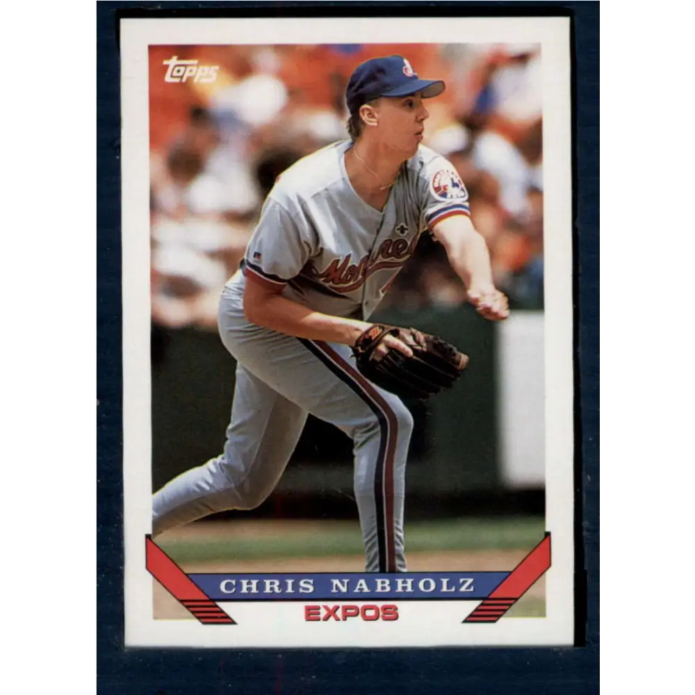 1993 Topps #278 Chris Nabholz NM-MT Montreal Expos Baseball Card  Image 1