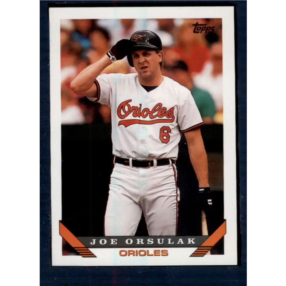 1993 Topps #28 Joe Orsulak NM-MT Baltimore Orioles Baseball Card  Image 1