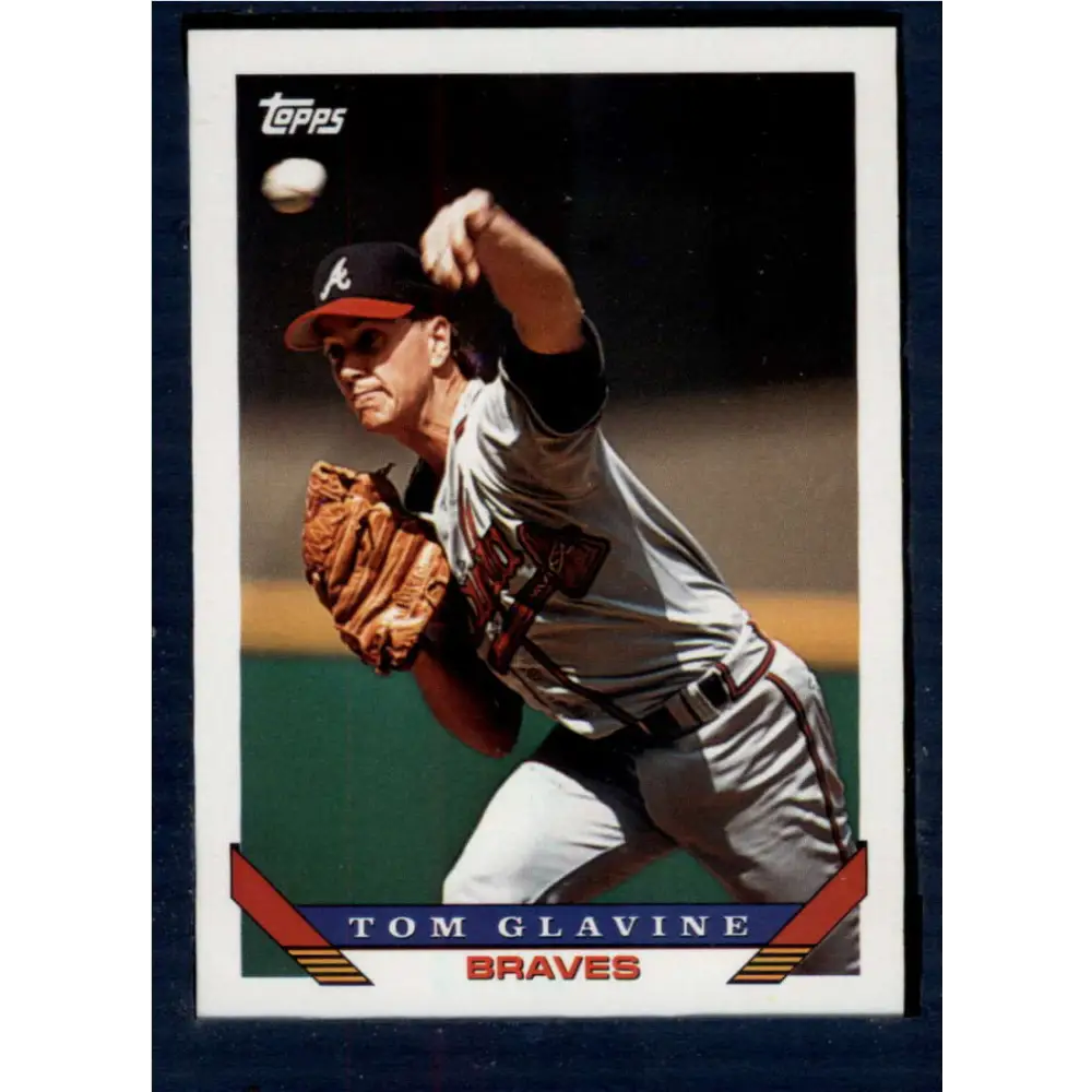 1993 Topps #280 Tom Glavine NM-MT Atlanta Braves Baseball Card  Image 1