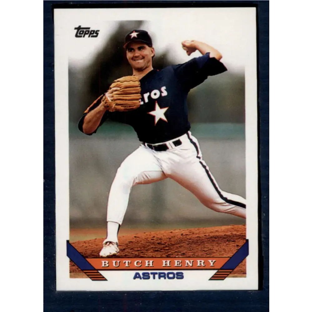 1993 Topps #281 Butch Henry NM-MT Houston Astros Baseball Card  Image 1