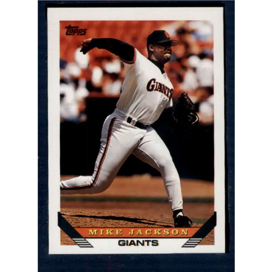 1993 Topps #283 Mike Jackson NM-MT San Francisco Giants Baseball Card  Image 1