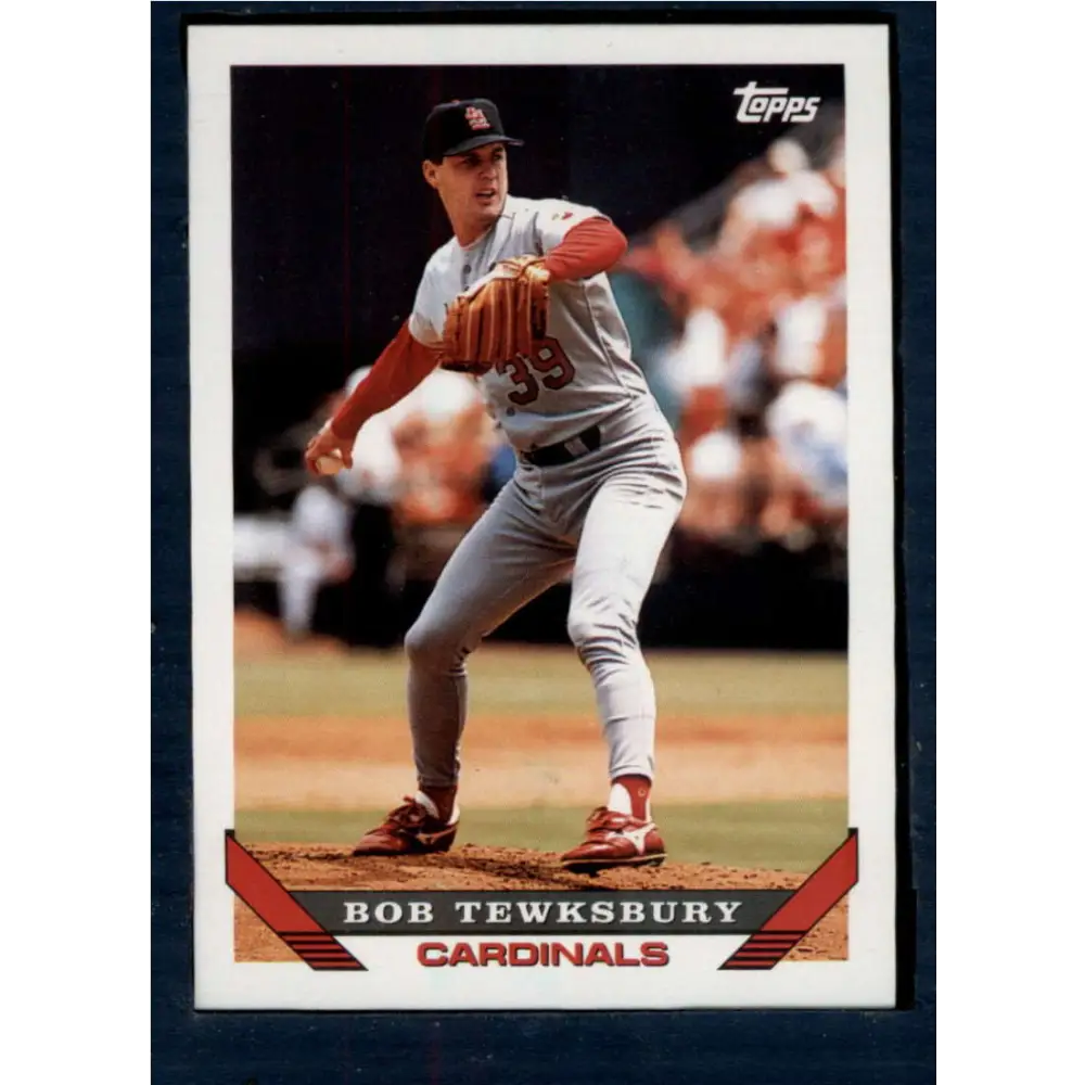 1993 Topps #285 Bob Tewksbury NM-MT St. Louis Cardinals Baseball Card  Image 1
