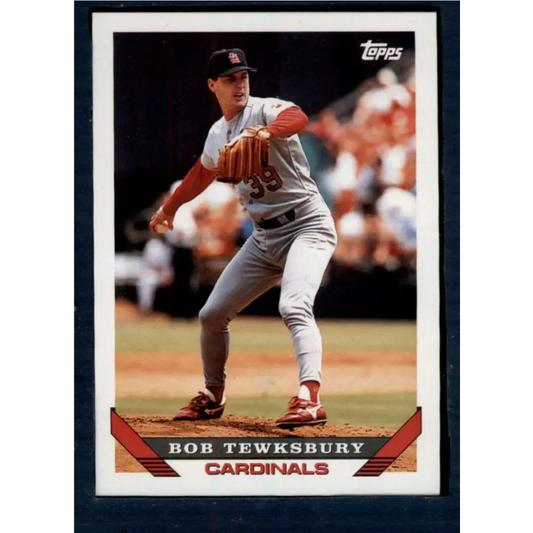 1993 Topps #285 Bob Tewksbury NM-MT St. Louis Cardinals Baseball Card  Image 1