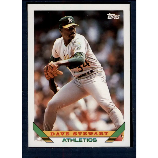 1993 Topps #290 Dave Stewart NM-MT Oakland Athletics Baseball Card  Image 1