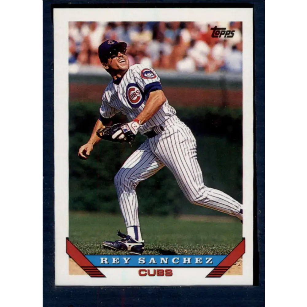 1993 Topps #292 Rey Sanchez NM-MT Chicago Cubs Baseball Card  Image 1