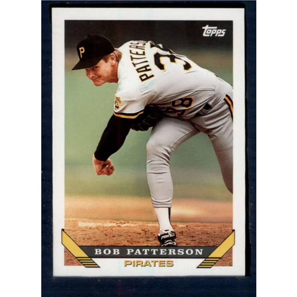 1993 Topps #299 Bob Patterson NM-MT Pittsburgh Pirates Baseball Card  Image 1