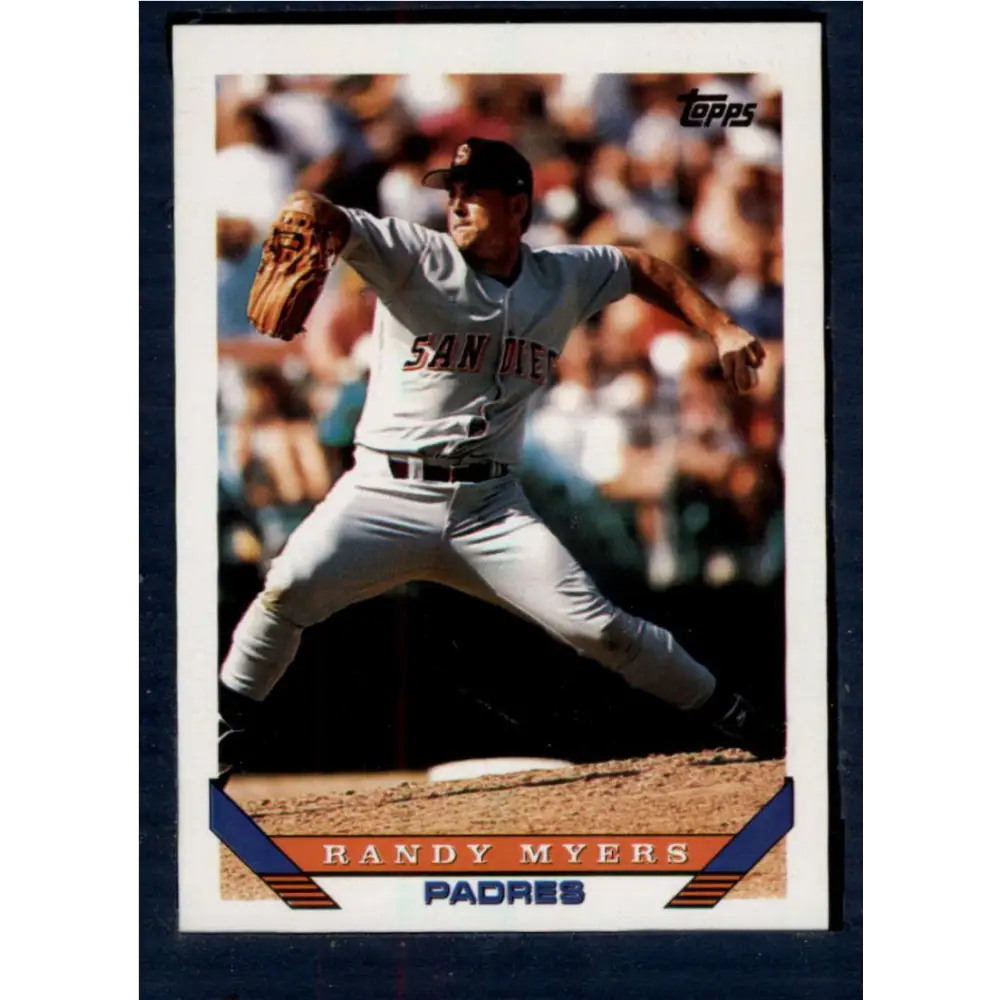 1993 Topps #302 Randy Myers NM-MT San Diego Padres Baseball Card  Image 1