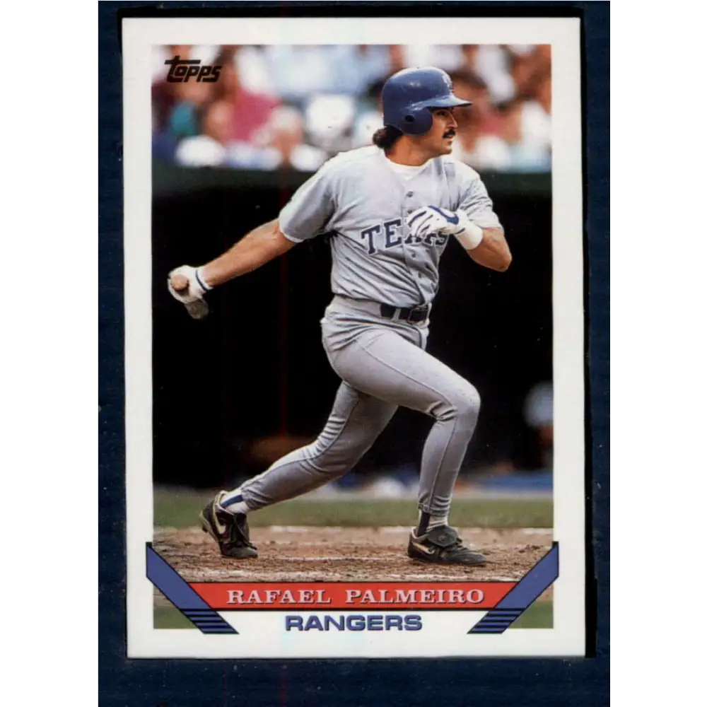 1993 Topps #305 Rafael Palmeiro NM-MT Texas Rangers Baseball Card  Image 1