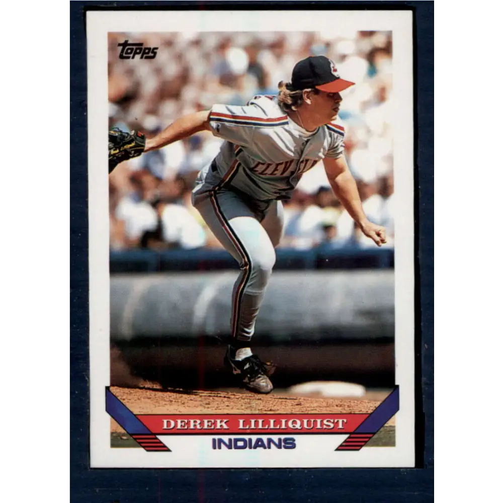 1993 Topps #31 Derek Lilliquist NM-MT Cleveland Indians Baseball Card  Image 1
