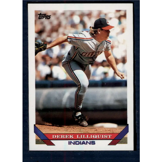 1993 Topps #31 Derek Lilliquist NM-MT Cleveland Indians Baseball Card  Image 1