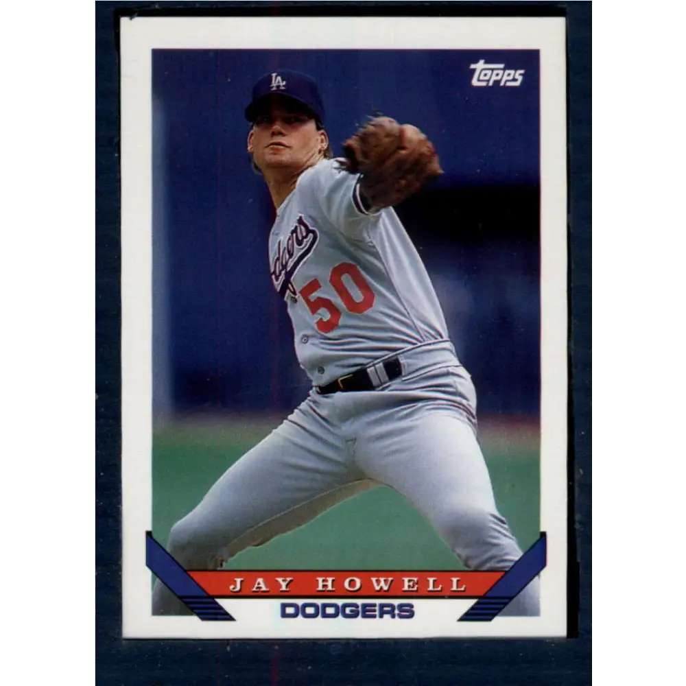 1993 Topps #311 Jay Howell NM-MT Los Angeles Dodgers Baseball Card  Image 1