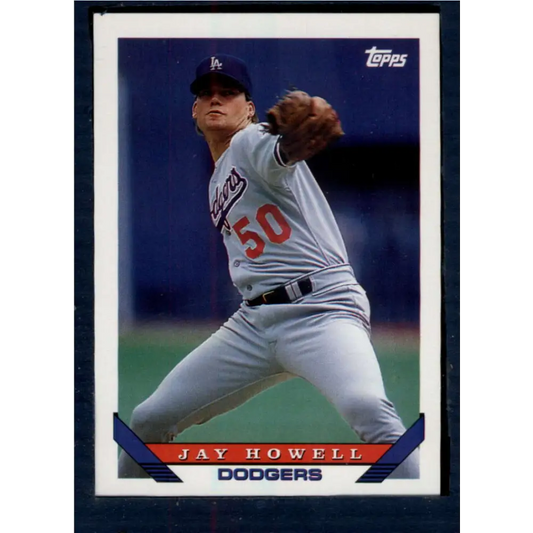 1993 Topps #311 Jay Howell NM-MT Los Angeles Dodgers Baseball Card  Image 1