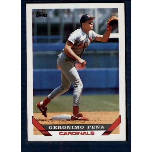 1993 Topps #312 Geronimo Pena NM-MT St. Louis Cardinals Baseball Card  Image 1